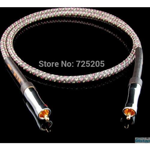 IWISTAO HIFI Cable American AQ HD6-A BNC Coaxial Silver-plated 1m 1.5m DIY Free Shipping