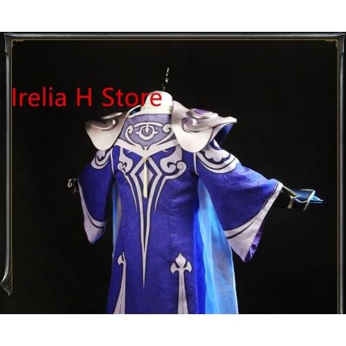 LOL Eternal Sword Master Yi cosplay costume for boys costume and props Full Set can custom made/size