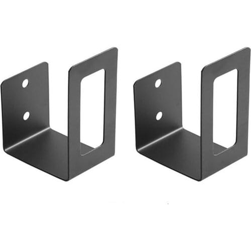 Kitchen Shelf Lid Wall Holder Rack Mounted Free Storage Multi-function Organizer 2pcs Stainless Steel Adjustable Punch-free Pot