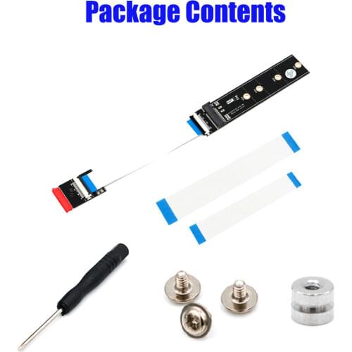 M.2 for NGFF Key M to Key A+E Extension Cable Adapter Card with High Speed FPC Cable for 2230/2242/2260/2280 Laptop SSD Adapter