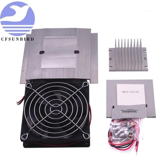 NEW-DIY Cooling Set 12v Electronic Refrigerator Semiconductor Thermoelectric Cooler Dehumidifier Elements Cooling Module 12706