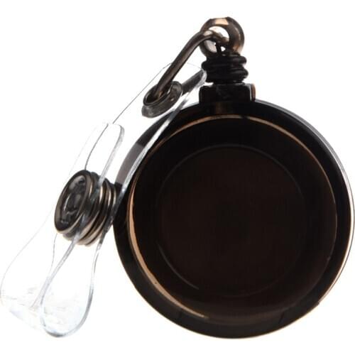 New-Colourful Recoil Key Ring Retractable Pull Chain with Belt Clip ID Holder Badge Reel