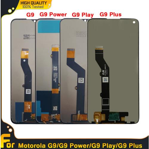 Original LCD For Motorola Moto G9 Play Lcd Screen Display Touch Digitizer Assembly For Moto G9 Plus LCD Display G9 Power LCD