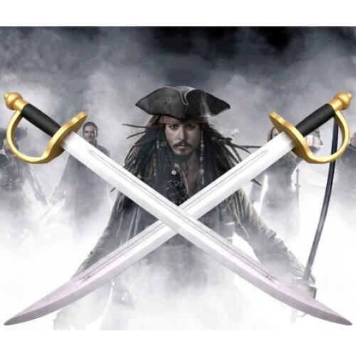 Pirates of The Caribbean Captain Jack Sparrow Weapons Wooden Sword John Depp Cosplay Sword Role Play Prop Children Safe Toy/Gift