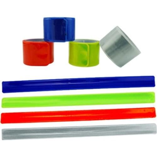 Running Fishing Cycling Reflective Strips Warning Wristband Bike Safe Bicycle Bind Pants Leg Strap Reflector Tape