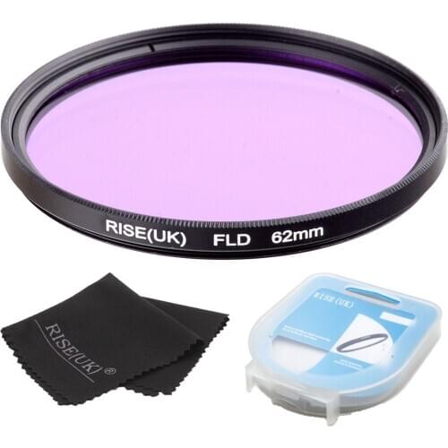 RISE(UK) New 62mm FLD Lens Filter For Nikon Canon sony DLSR camera filter+case+gift