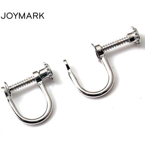 S925 Sterling Silver Clip Earrings For Women No Ear Pierced DIY Ear Clips Ear Hooks Fashion Jewelry Accessories SEA-EH017