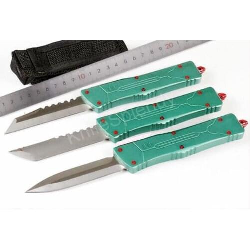 A10 CNC 7CR17 Blade Dual Action JEDI Tactical Folding Fixed Blade Knife Pocket Fishing Hunting Edc Survival Tool Knives