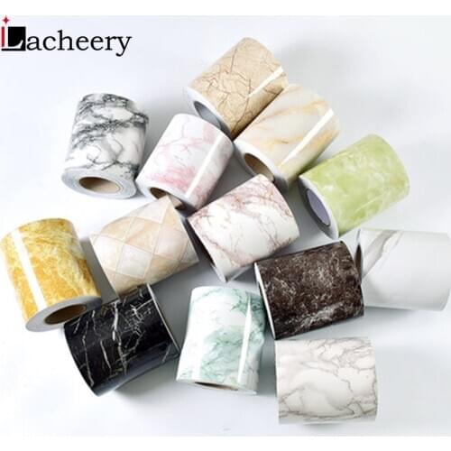 New Living Room Waterproof Skirting Line Sticker Roll Self Adhesive Border Home Decorative White Waist Line Kitchen Wall Sticker