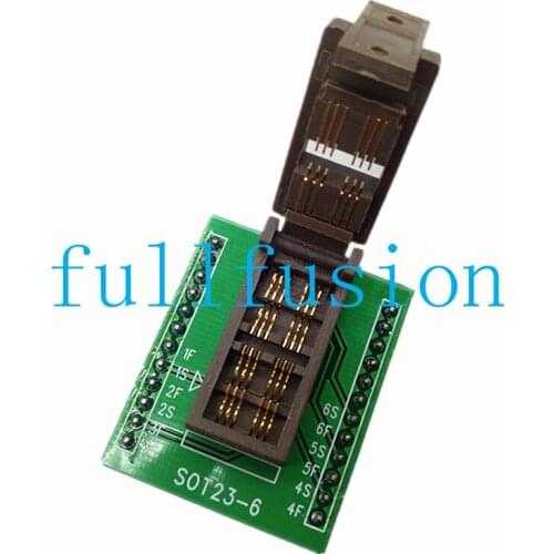 SOT23-6L Kelvin Design IC Test Socket 0.95mm Pitch IC Body Size 1.7mm SOT23-6 Kelvin Burn in Socket