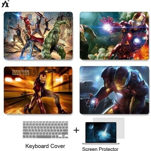 Iron Man Hard shell For macbook Air 13 cover A1932 Pro Retina 11 12 16 15 touch bar Laptop case for macbook pro 13 case A2289