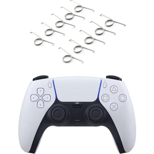 10Pcs for PS5 Controller Button Spring Metal Handle L2 R2 Trigger Repairing Part