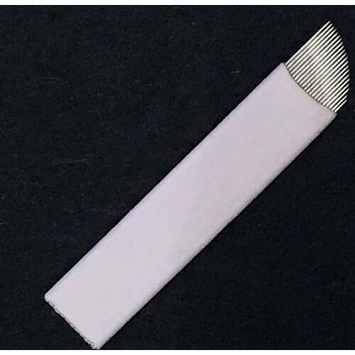 200 PCS 0.20mm Tebori Microblading 21Pin Tattoo Needles Permanent Makeup Blade For 3D Eyebrow Embroidery Manual Tattoo Pen