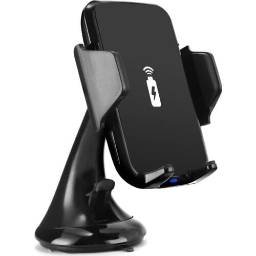 JKING Car Mount Holder Qi Wireless Charger For Samsung S6 S7 S8 S8 + Note5 S6 edge+ S7 edge Charging Pad Phone For iPhone 8 X