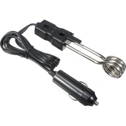 Auto immersion heater kettle Travel immersion heaters mobile immersion heaters Camping Outdoor Black