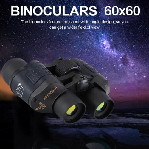 Telescope 60X60 Binoculars Hd 10000M High Power For Outdoor Hunting Optical Night Vision binocular Fixed Zoom