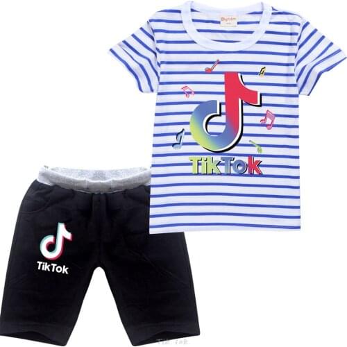 2-16Y Funny T Shirt Kids Tops Game Shorts Pants 2PCS Girls Outfits Set Toddler Boys Summer Clothes Set