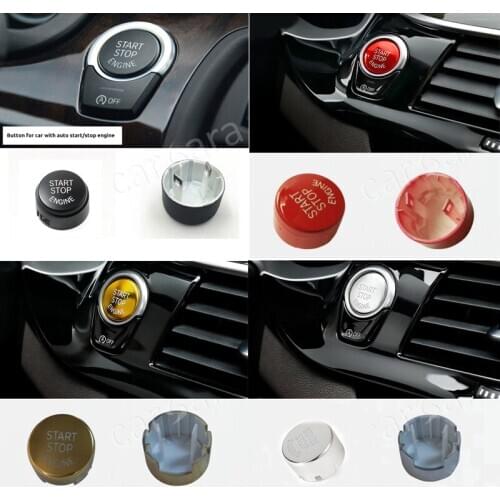 Black Red Sliver Gold Color Engine Start Stop Switch Button For B MW F Chassis Cars 1 2 3 5 7 Series X1 X3 X4 X5 X6