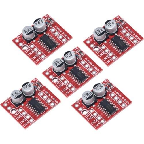 2021 5Pcs L298N 1.5A 2Way MX1508 DC PWM Speed Dual H-Bridge Stepper Motor Module Durable