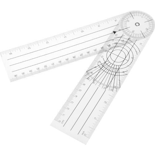 Userful Multi-Ruler 360 Degree Goniometer Angle Medical Spinal Ruler CM/INCH