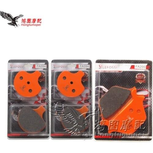Motorcycle Front / Rear Brake Pads For HARLEY Dyna/Superglide/Sportglide/Lowrider/Wide Glide FXD FXDL FXR FXLR Late 1987-1999