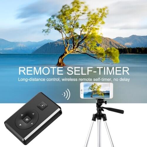 Portable Wireless Bluetooth Version 3.0 Selfie Camera Shutter Page Turning Remote Control for Phone Bluetooth Remote Control