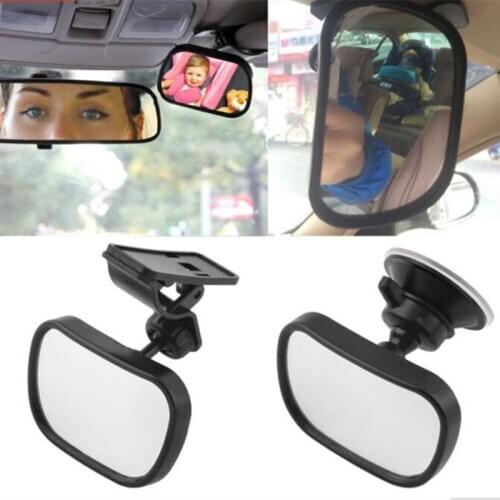 Adjustable Baby Car Mirror Car Back Seat Safety View Rear Ward Facing Car Interior Baby Kids Monitor Reverse Safety Seats Mirror