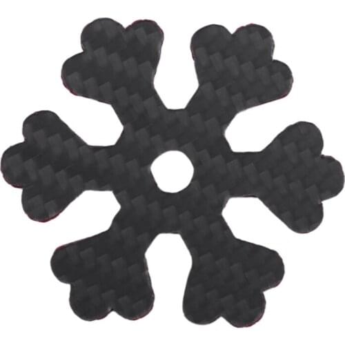 For Car Motorcycle Christmas Decoration Scratch Carbon Fiber Sticker Snowflake Sticker