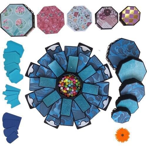 Metal Cut Dies Treat Explosion Box Scrapbooking Paper Craft Handmade Album Card Punch Art 20101808