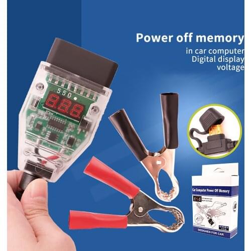 TiOODRE Automobile Power-Off Memory Saving Tool Car Battery Replacing Protector for OBD Interface Car Information Saving Tool