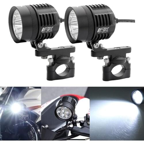 2019 new Universal Motorcycle LED Auxiliary Fog Light Assemblie Driving Lamp 60W Headlight For BMW R1200GS/ADV/F800GS