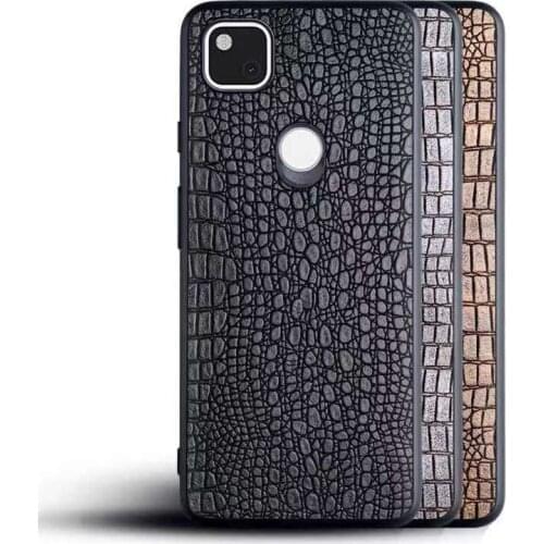 High quality Pu Leather Protective Case For Google Pixel 6 5A 4A 5G 4 XL Ultra-Thin Anti-Fall 3D Crocodile Skin Phone Cover Case