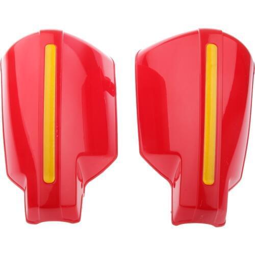 2 x Brush Bar Hand Guards Handguard for 7/8' Handlebar Motorcycle Bike Red