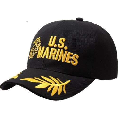 2020 Tactical Marines Cap Mens Baseball Cap USA Army Black Water Hat Snapback Caps For Adjustable Navy Seal High Quality