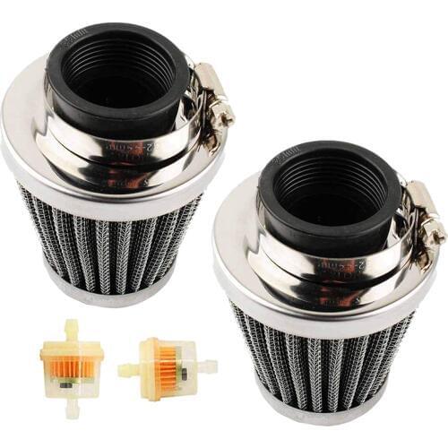 35Mm Air Filter(2Pcs)for 50Cc,70Cc,90Cc,100Cc,110Cc,Atv Dirt Bike Pit Bike Dune Buggy Four Wheeler Quad Bikes