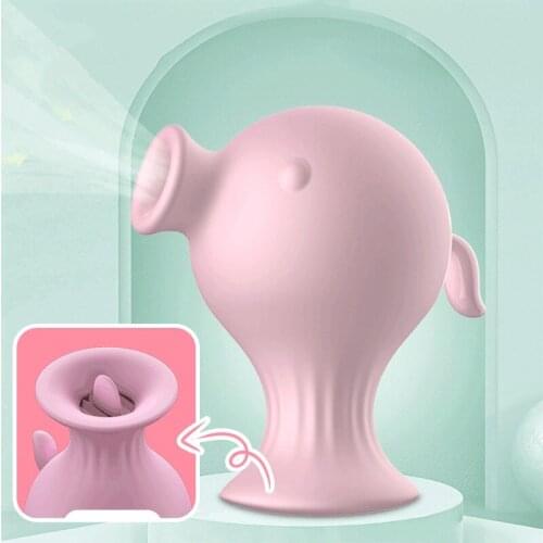 7 Modes Pea Sucking& Licking G-Spot Vibrator Clitoris Sucker Vagina Stimulator Female Masturbation Massager Adult Sex Toy Women