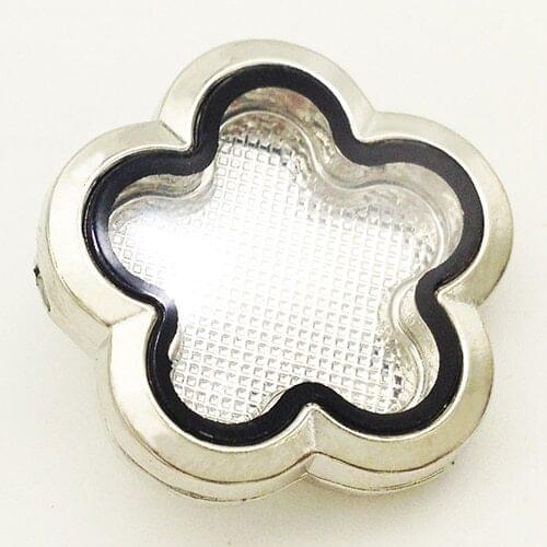 Charm Locket Snap Button For Jewelry Mt616
