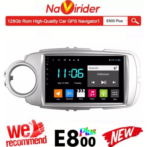 For Toyota Yaris 2012 Car Radio Stereo GPS Navigator 6GB Ram 128GB Rom Autoradio Android 10 Multimedia Player