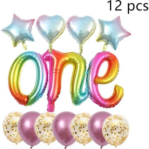 One-piece Aluminum Film Globos Cumpleaños Set Baby Birthday Party Decoration Balloons Factory Wholesale
