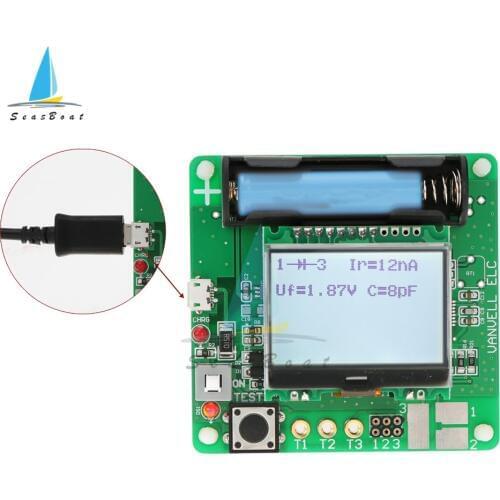 M328 ESR Meter ATmega328 Digital Transistor Tester Diode Triode Inductor Capacitance resistor Meter MOS/PNP/NPN