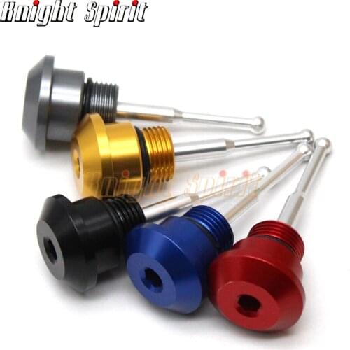 For VESPA GTS300 GTS250 GTS 150 250 300 2013-2017 CNC Engine Oil Filler Screw Cap Oil Dipstick Screw Plug Oil Switch Key