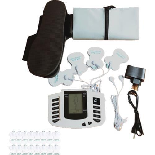 Electrical Muscle Stimulator E-Stim Unit Relax Full Body Pain Electro Therapy Massage Sports Gym Stretching Tool Foot Slippers