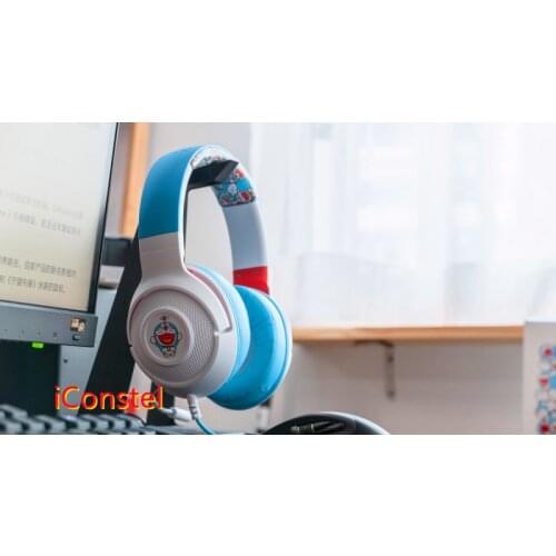 New Razer KRAKEN X Doraemon 50th Anniversary Limited edition gaming headphone over ear stereo wired music game headset for PC