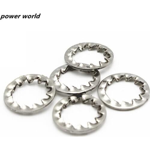 M3/M4/M5/M6/M8/M10/M12-M20 304 Stainless Steel GB861 Internal Locking Washers Internal Toothed Gasket Washer