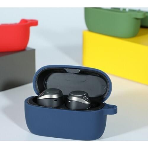 Soft Silicone Earphone Case Shockproof Protective Cover Shell for Jabra Elite Active 75t Bluetooth Headphones Headset Accessorie
