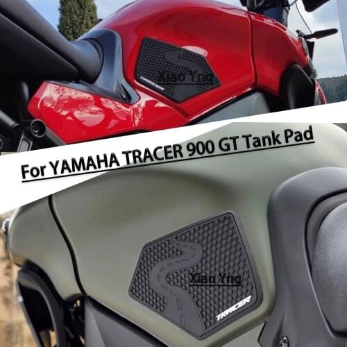 Motorcycle Fuel Tank Stickers For YAMAHA TRACER 900 TRACER 900 GT Non-slip Side Rubber Sticker Tank Pads Waterproof Pad 2021