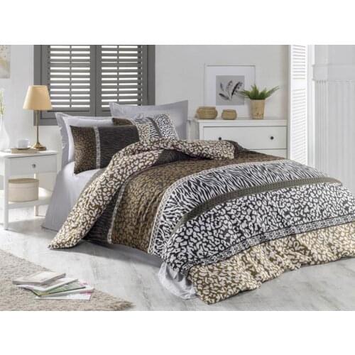 Katre 100 Cotton Single Duvet cover set Yellow