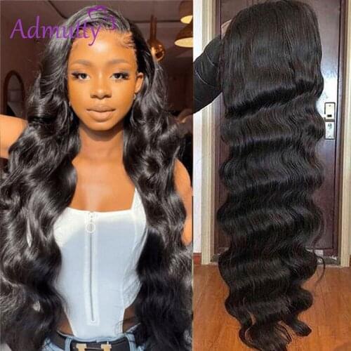 Human Hair Wigs Body Wave Lace Front Wig HD Transparent Lace Frontal Wigs For Women Human Hair 30 Inch Lace Front Wig Peruvian