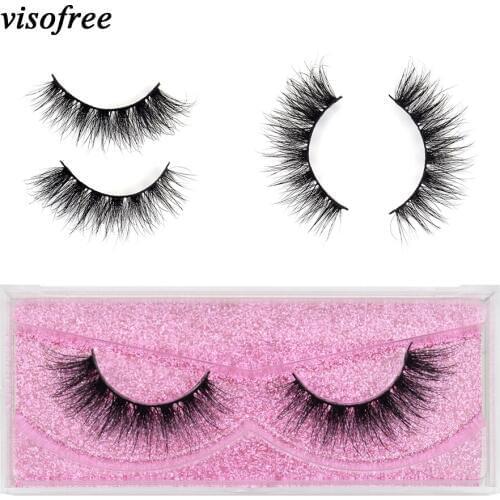 Visofree Eyelashes 3D Mink Strip Lashes Natural high volume soft lashes long eyelash fluffy dramatic eyelash makeup beauty K19