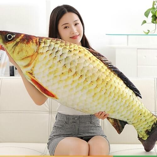 Fish Creative Modern Design Plush Toy for Birthday Gifts Living Room Plush Toy Pillow Peluches Grandes Home Decoration BD50WJ